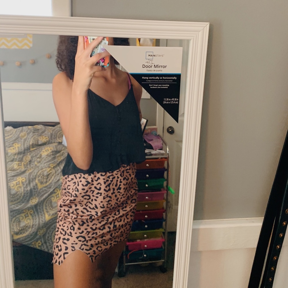 black button up crop top